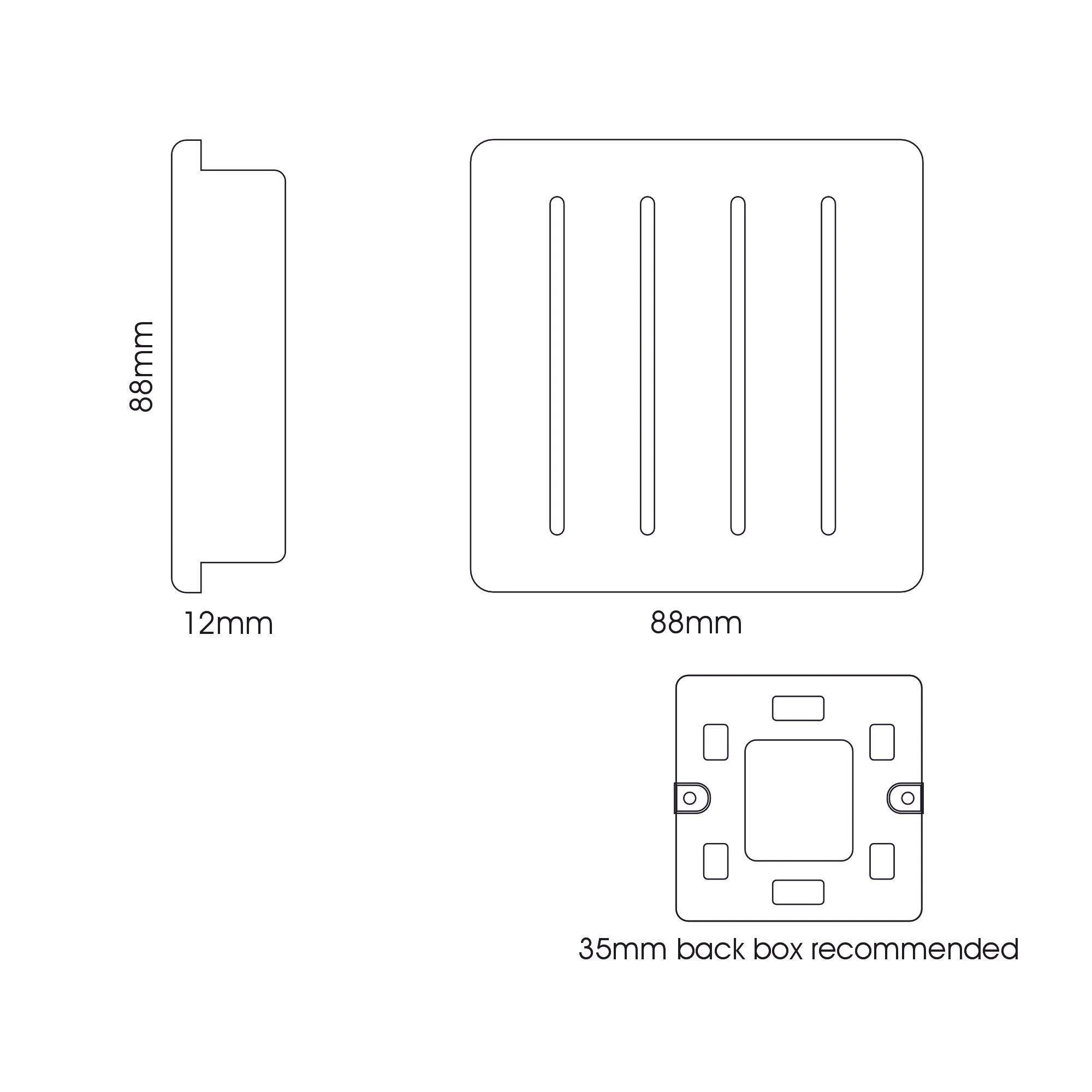 Switches Wiring Accessories Trendi Decorative Screwless